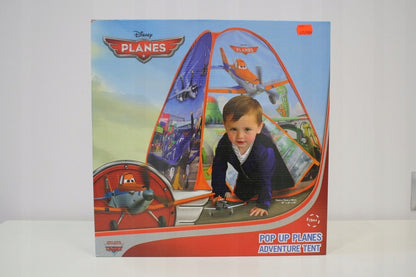 Disney Planes Pop-Up Adventure Tent for Kids – 90 x 75 x 75 cm | Colourful Indoor Play Tent & Playhouse for Pretend Play