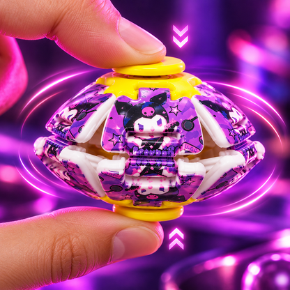 Kuromi Transforming Fingertip Spinner Ball – Fidget Toy, 1 Random Colour