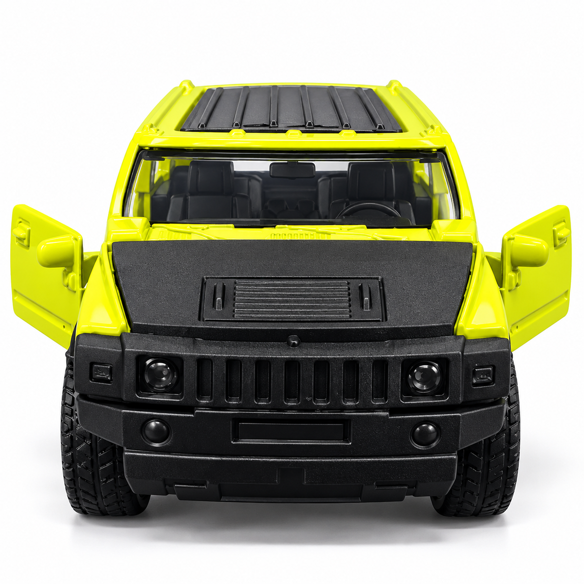 Road Burner Metal Racers 1:39 Scale Die-Cast SUV Toy Car with Pull Back Action & Openable Doors – Green