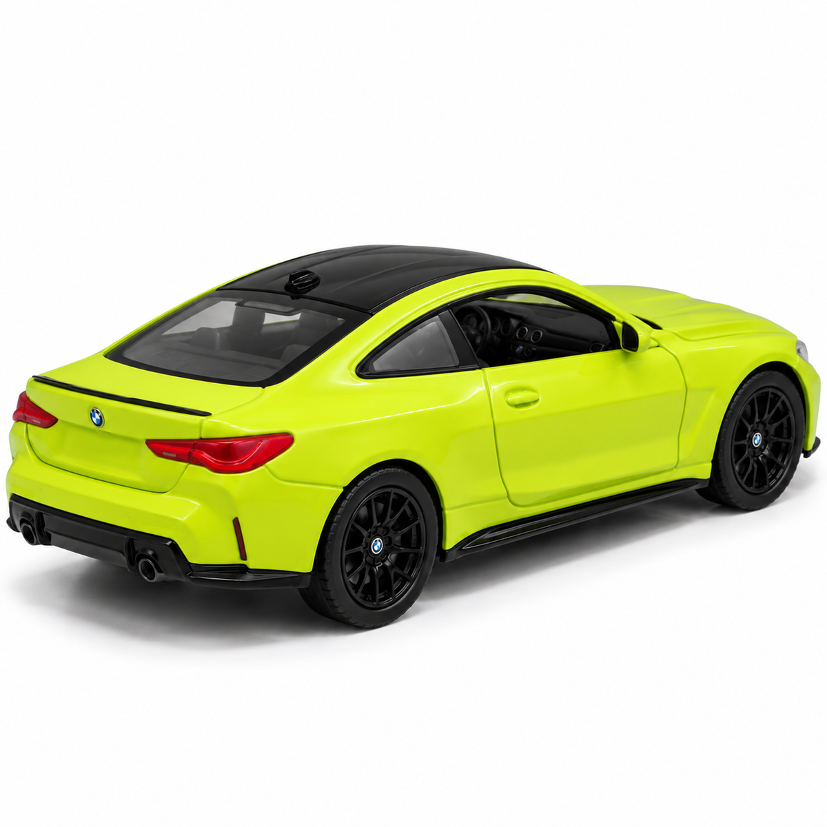 Welly 1:64 BMW 4 Series Coupe Lime Green Die-Cast Model Car