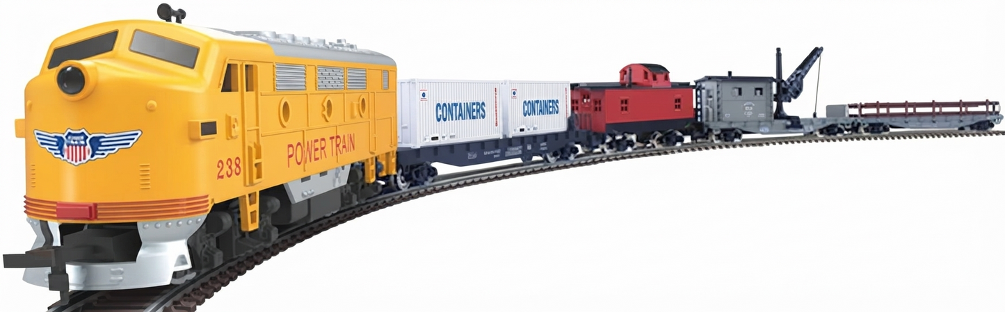 HANFLY 66130 Union Pacific FP-7 Diesel HO 1:87 Electric Train Set with Metal Track
