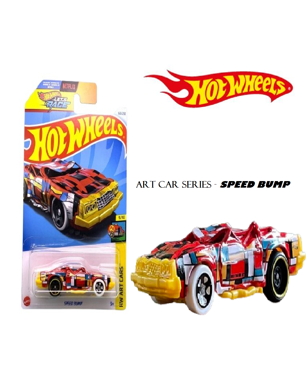 Hot Wheels – SPEED BUMP- HW ART CARS-HTD78