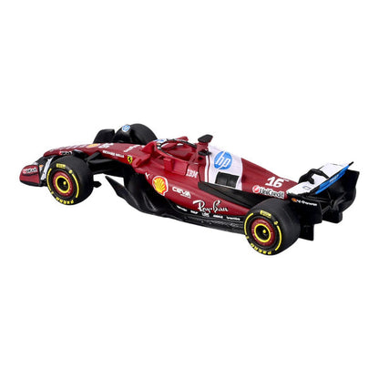 Official Bburago 1:64 Ferrari SF-25 No. 16 Charles Leclerc 2025 Australian Grand Prix F1 Formula Racing Diecast Scale Model Car for Collectors