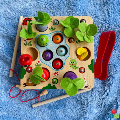 Open Ended 3 In 1 Magnetic Fishing Game - Jaiman Toys