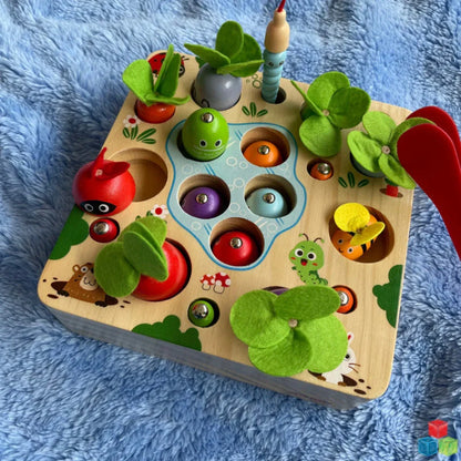 Open Ended 3 In 1 Magnetic Fishing Game - Jaiman Toys