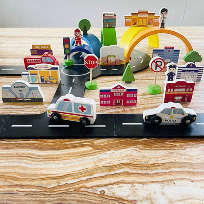 Open Ended Large Rainbow Stacker 12 Piece - Jaiman Toys