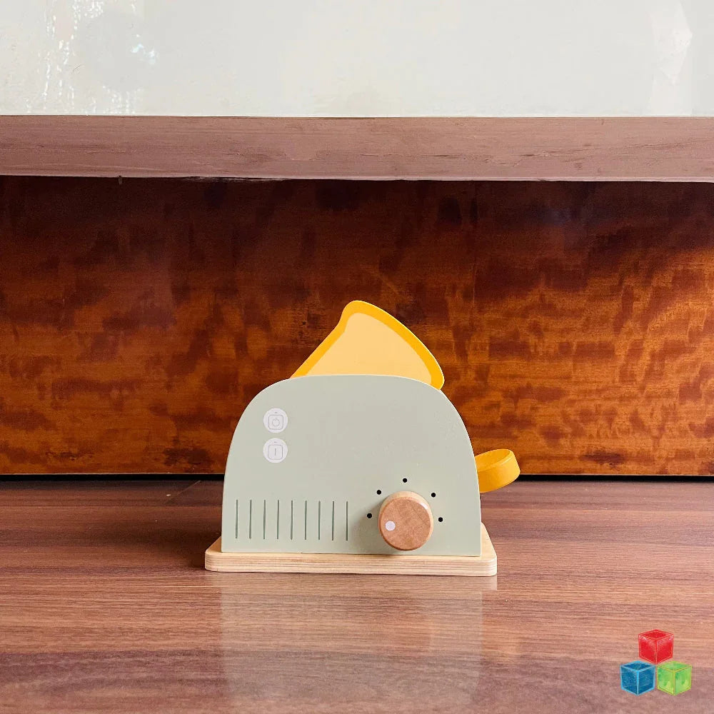 Open Ended Little Chef's Toaster Set -6 Pieces - Jaiman Toys