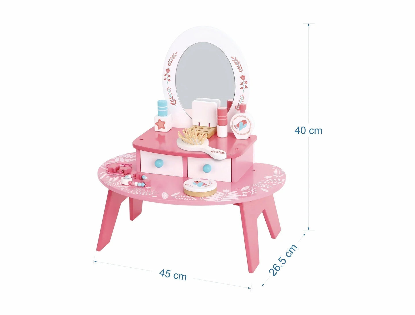 Open Ended My First Wooden Dressing Table - Jaiman Toys