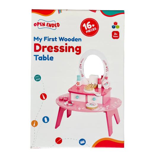 Open Ended My First Wooden Dressing Table - Jaiman Toys