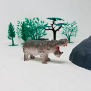 Open-Ended Wild Animals Playset - 30 Pieces | Realistic Jungle & Safari Animal Figures with Accessories | Educational Pretend Play Toy for Kids 3+ Years