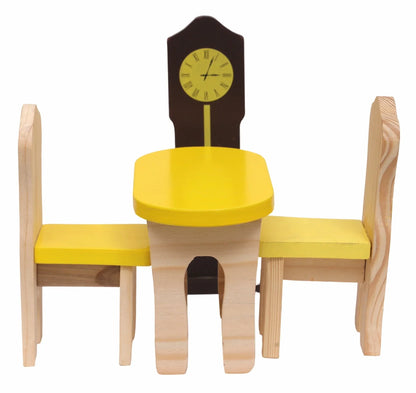 Open Ended Wooden Doll House - Grand Mansion (28 pcs furniture included) - Jaiman Toys