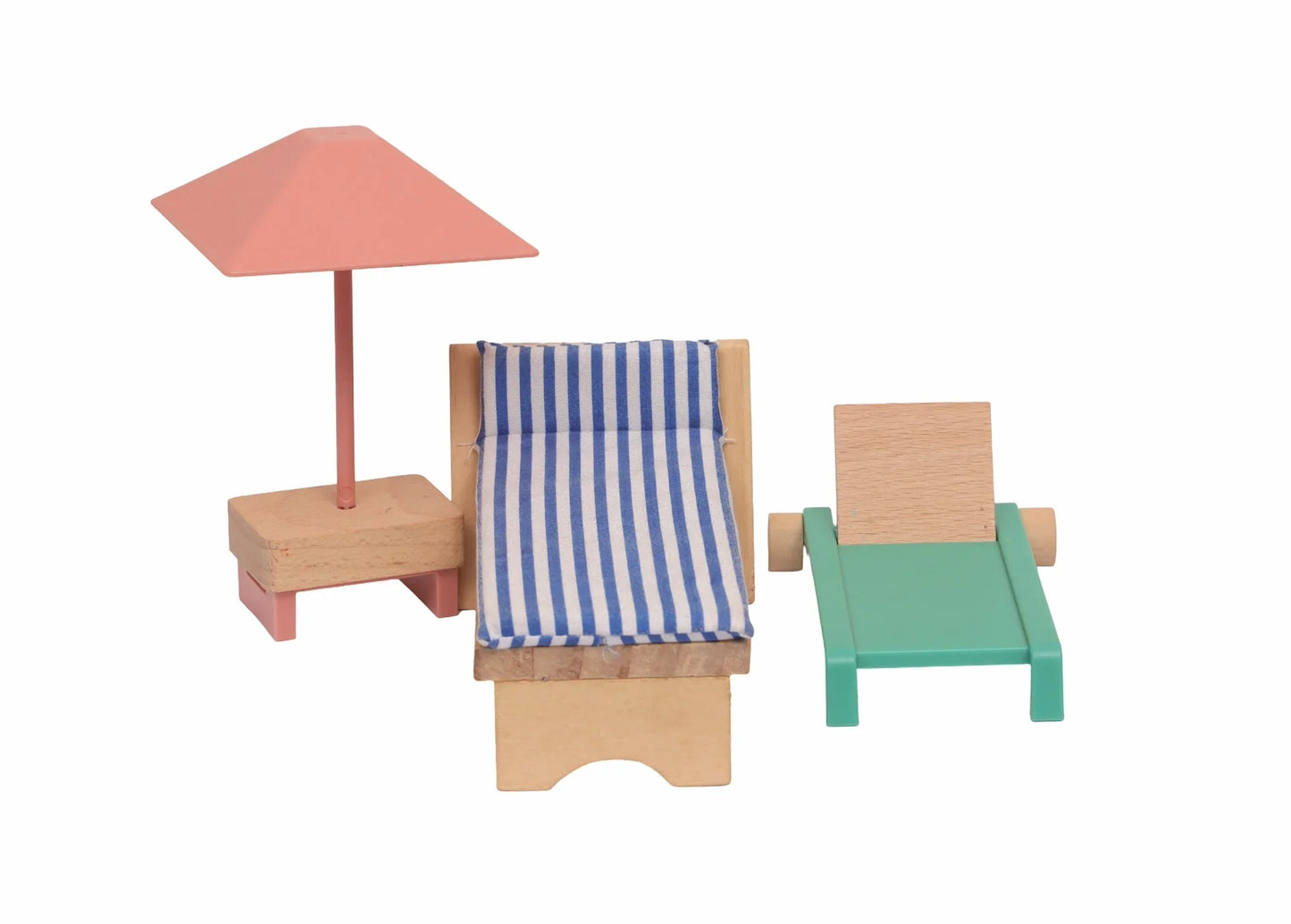 Open Ended Wooden Doll House - Grand Mansion (28 pcs furniture included) - Jaiman Toys