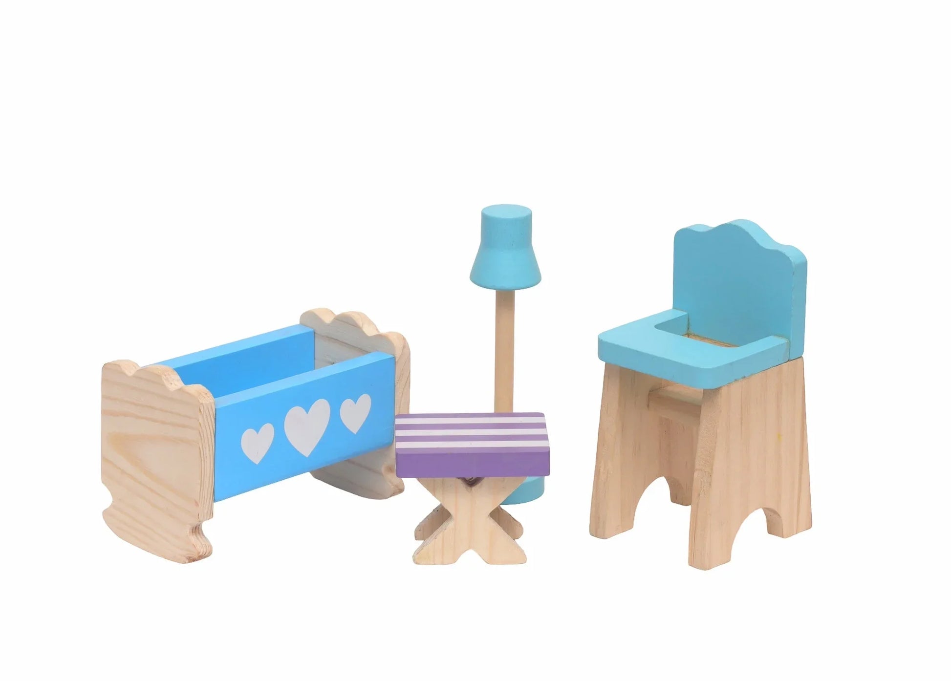 Open Ended Wooden Doll House - Grand Mansion (28 pcs furniture included) - Jaiman Toys