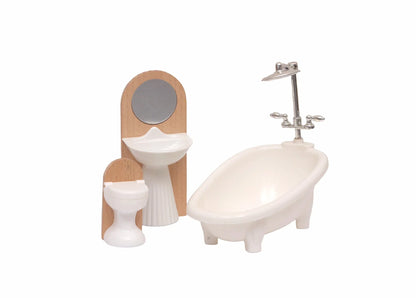 Open Ended Wooden Doll House - Grand Mansion (28 pcs furniture included) - Jaiman Toys