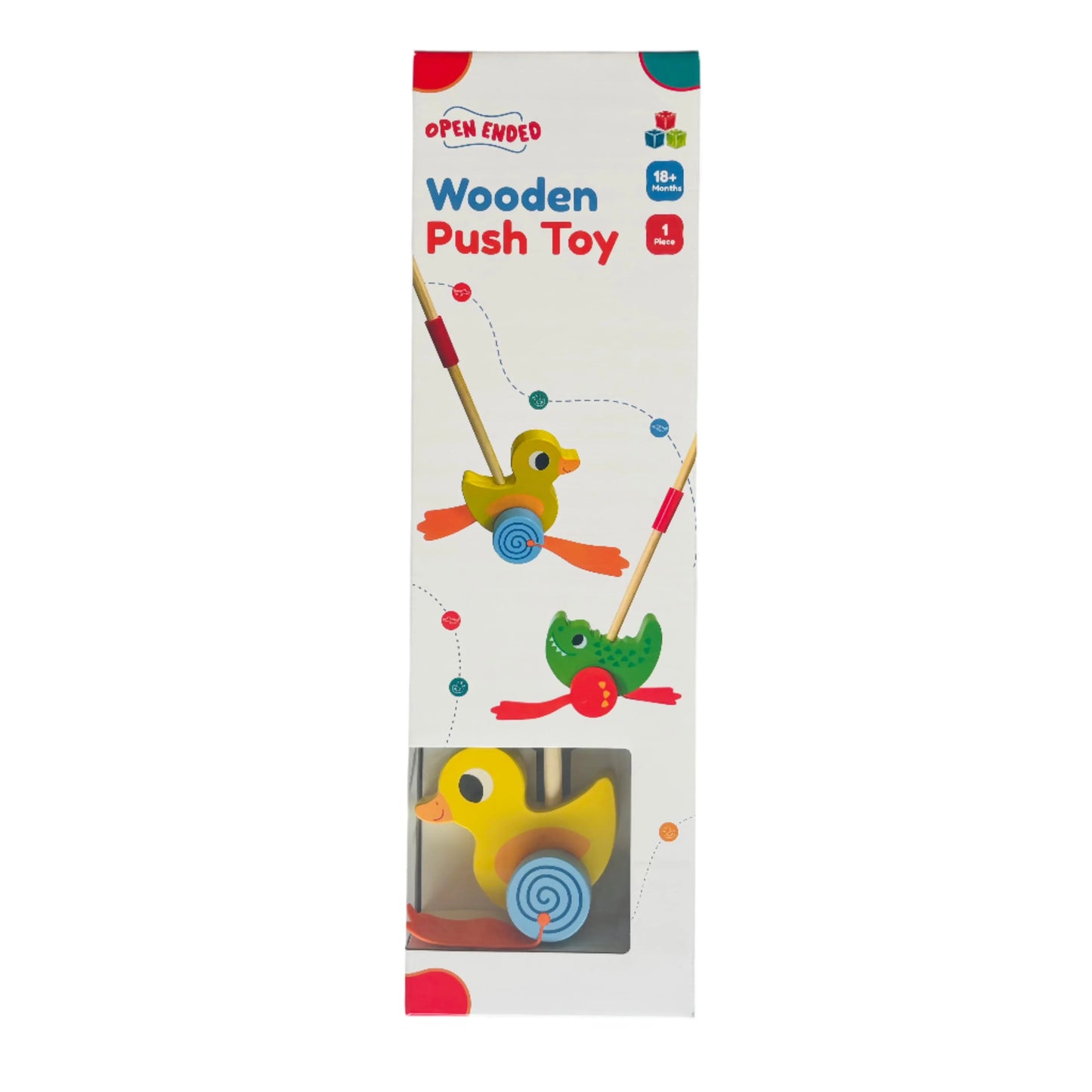 Open Ended Wooden Push Toy - Jaiman Toys