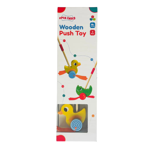 Open Ended Wooden Push Toy - Jaiman Toys