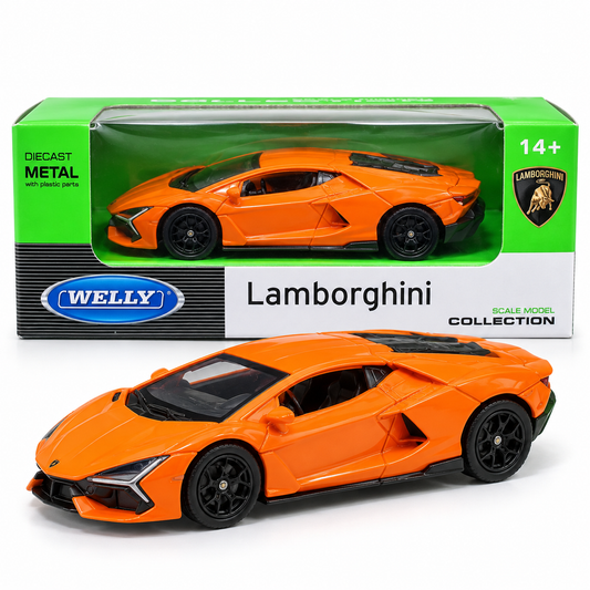 Welly 1:64 Lamborghini Revuelto Orange Die-Cast Model Car