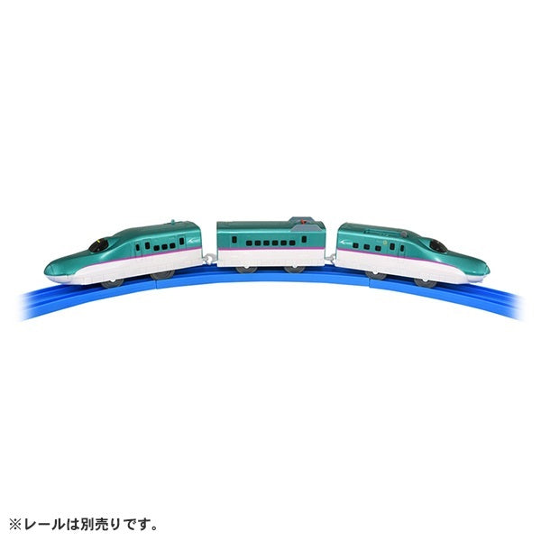 Takara Tomy Plarail S-03 Series E5 Hayabusa Shinkansen Battery Operated Motorized Bullet Train Toy with 3-Car Connected Train Set, Japanese High Speed Railway Train Toy for Kids, Train Enthusiasts & Collectors