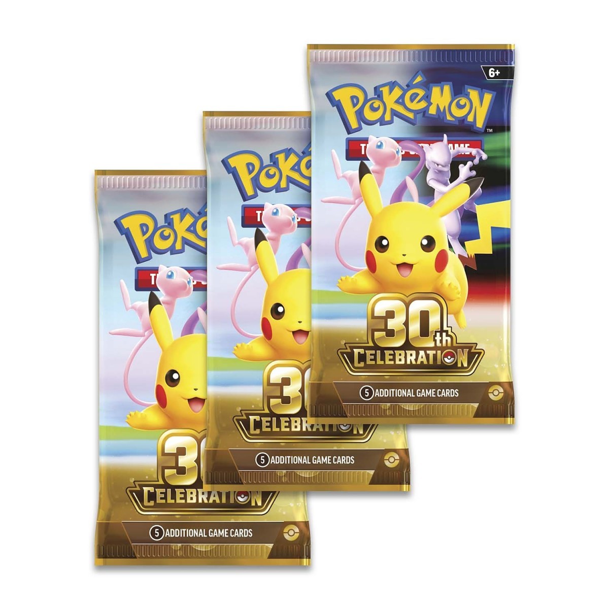 Pokemon TCG 30th Celebration Tech Sticker Collection – Lucario | 3 Booster Packs + Foil Promo Card + Tech Sticker Sheet