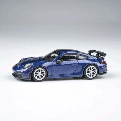 PARA64 1:64 Porsche 911 GT3 (992) Blue Diecast Model Car – Premium Display Base Collectible