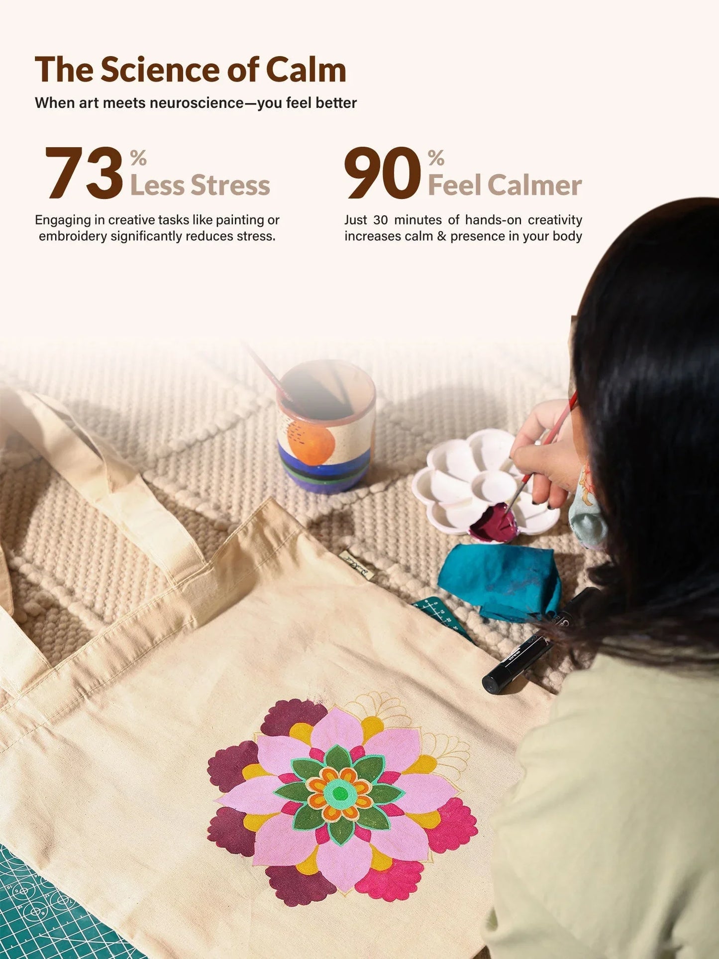 Tote Bag - DIY Bloom Garden kit by Dastkhat - Jaiman Toys