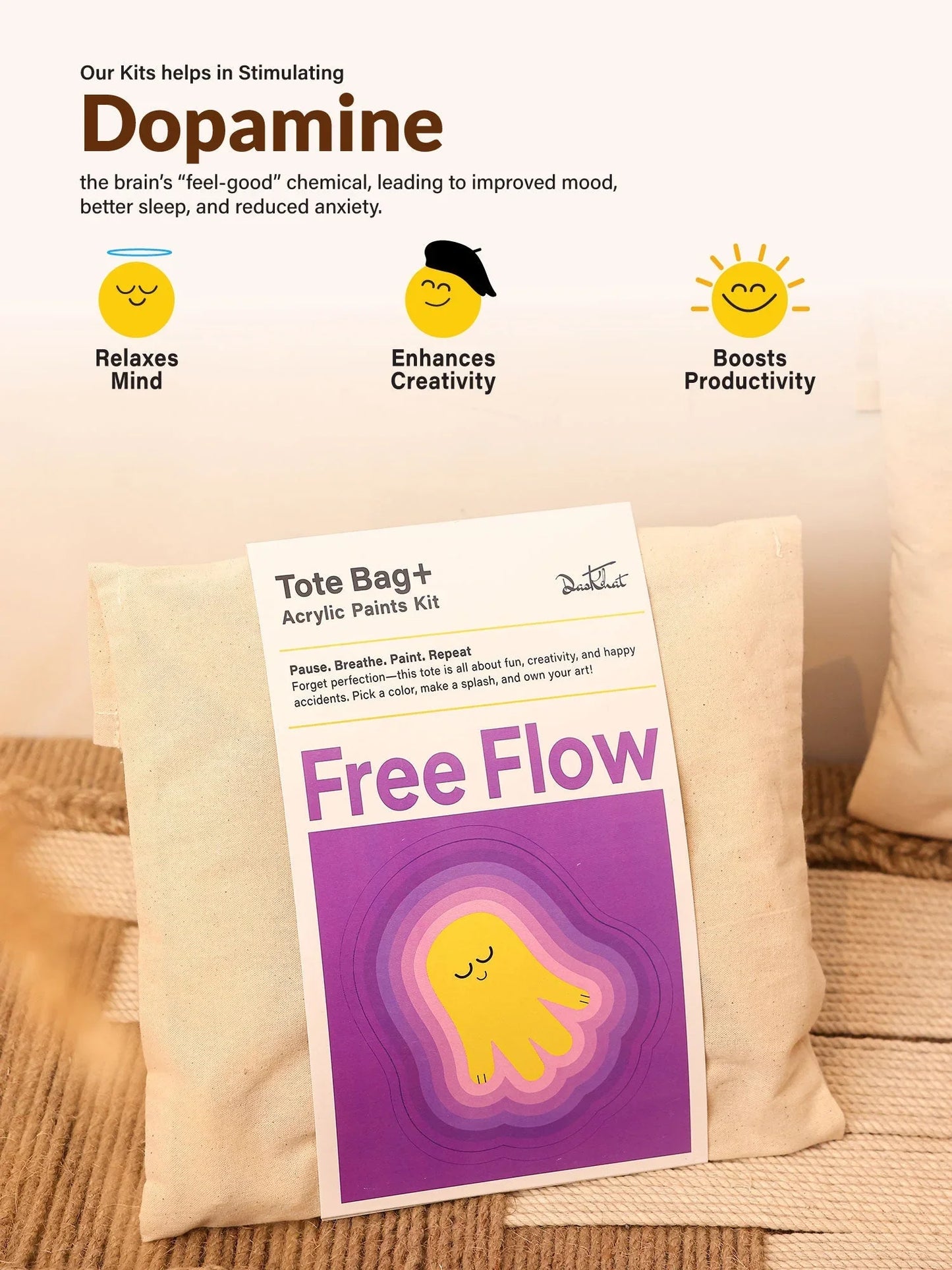 Tote Bag - DIY Bloom Garden kit by Dastkhat - Jaiman Toys