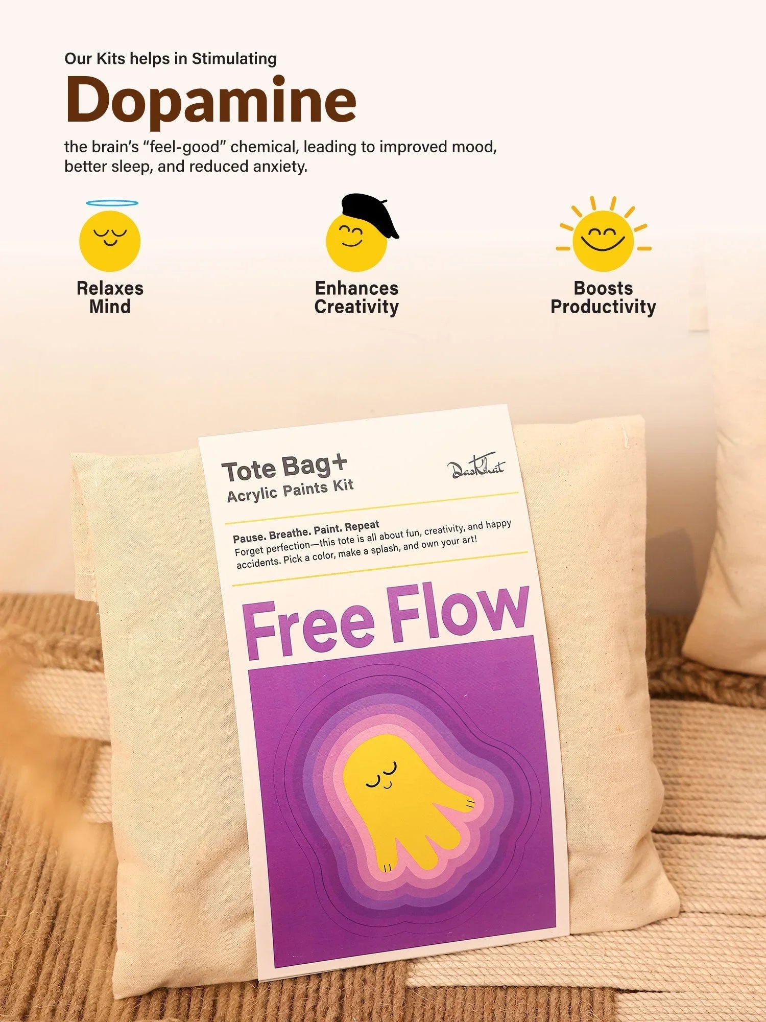 Tote Bag - DIY Bloom Garden kit by Dastkhat - Jaiman Toys