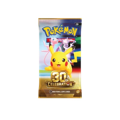 Pokémon TCG 30th Celebration Booster Pack – 5 Cards – English Version (Sealed)