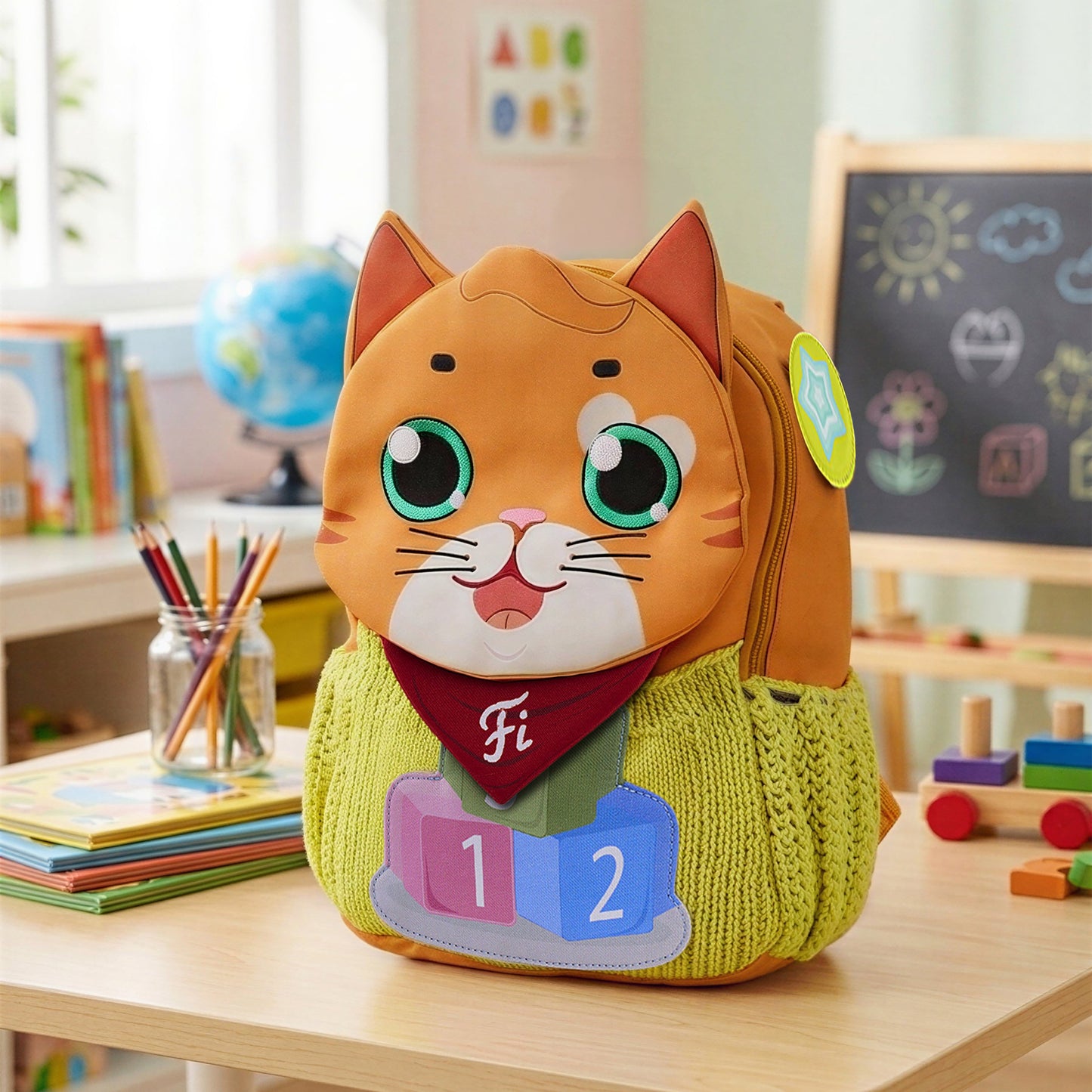 Filli & Me Filli & Numbers HugBag | 10L Preschool Backpack for Kids (2–3 Years) | Lightweight School & Travel Bag