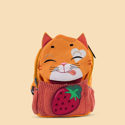 Filli & Me Filli & Strawberry HugBag | 10L Preschool Backpack for Kids (2–3 Years) | Lightweight School & Travel Bag