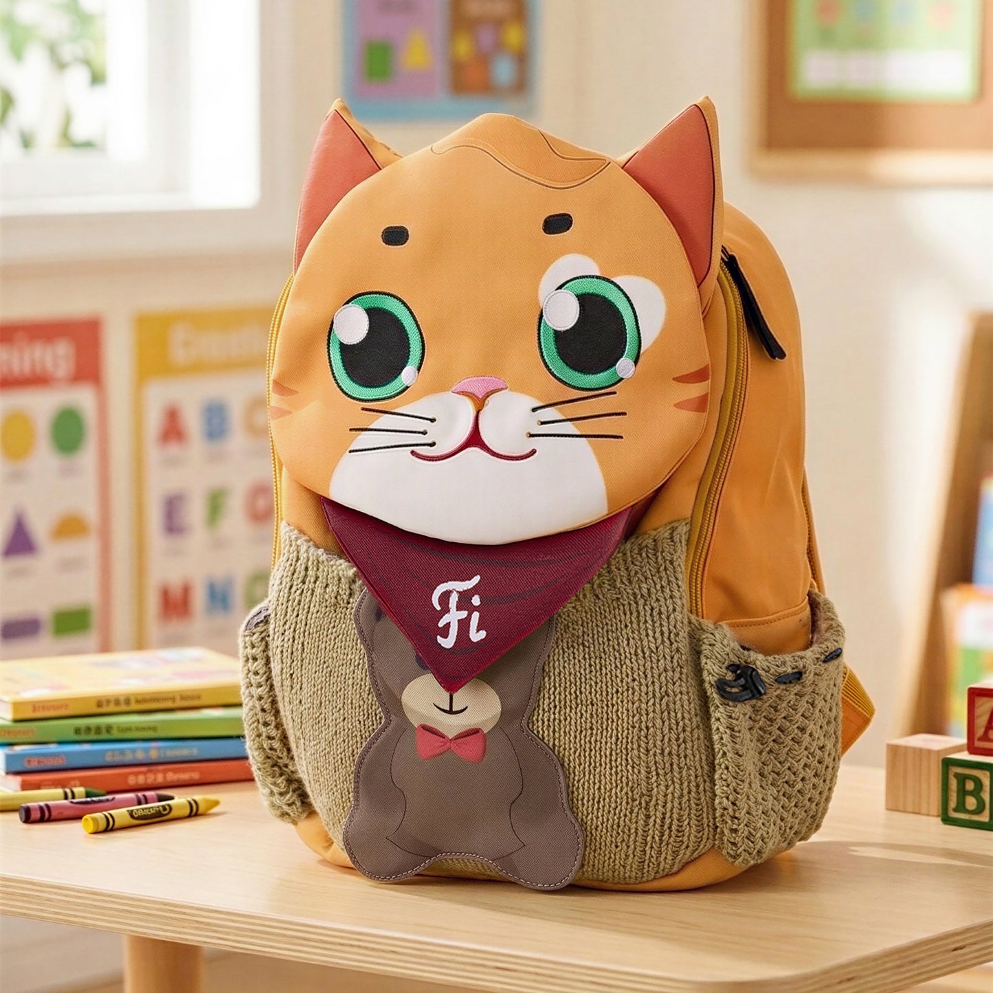 Filli & Me Filli & Teddy HugBag | 10L Preschool Backpack for Kids (2-3 Years) | Cute School & Travel Bag