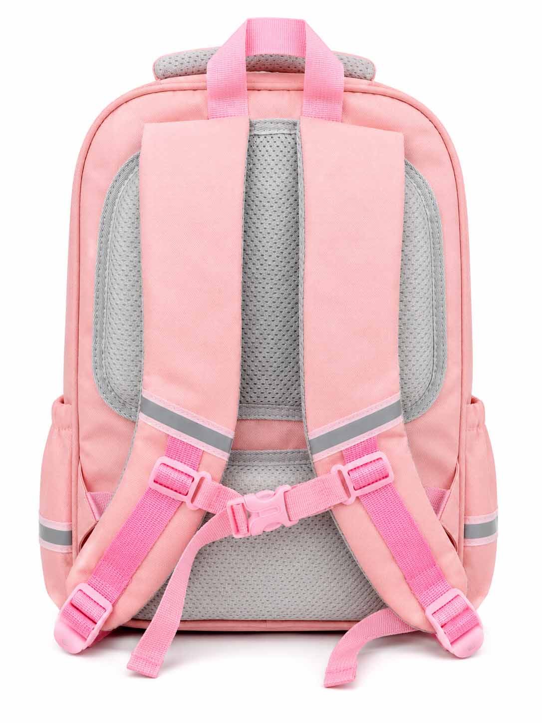 State Kids School Backpack 16Inch | Cute Cartoon Print School Bag with Multiple Compartments, Reflective Strips & Side Bottle Pockets