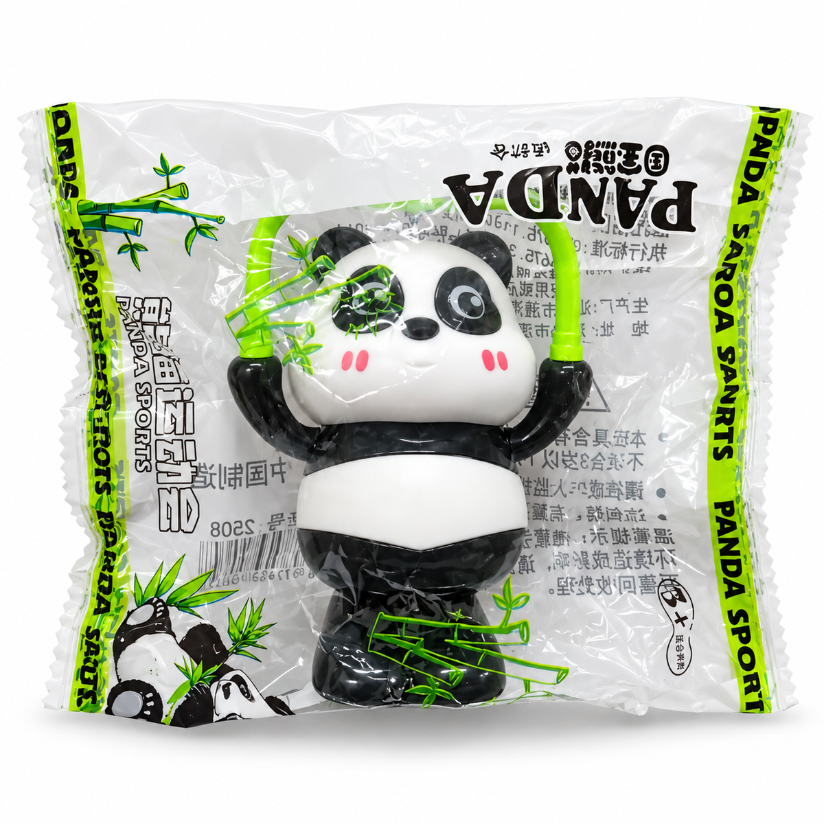 Mini Panda Roller Toy for Kids, Cute Wind-Up Rolling Panda Toy with Moving Action, Battery-Free Mechanical Animal Toy, Black & White Panda, Pack of 1
