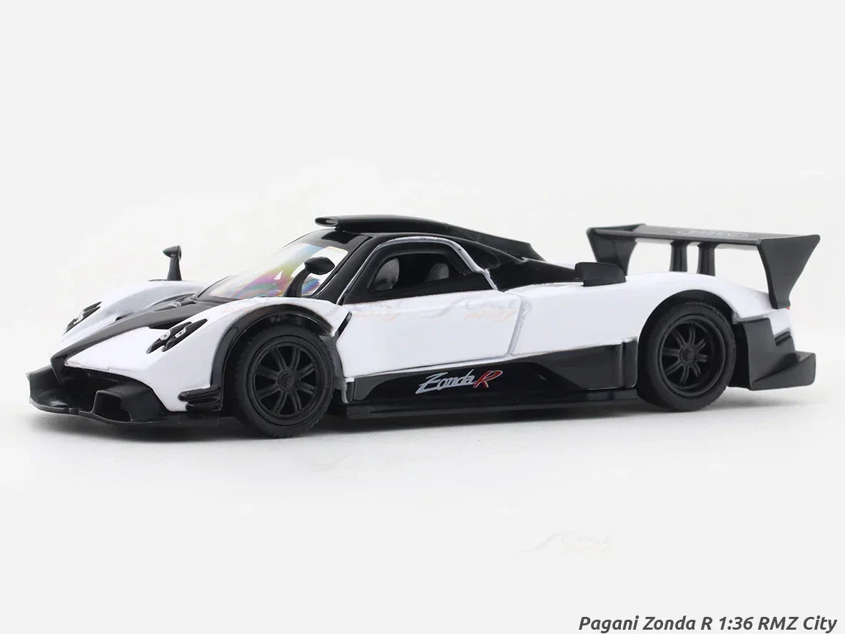 RMZ City 1:36 Pagani Zonda R Diecast Car Model – Red | Openable Doors, Sound & Light