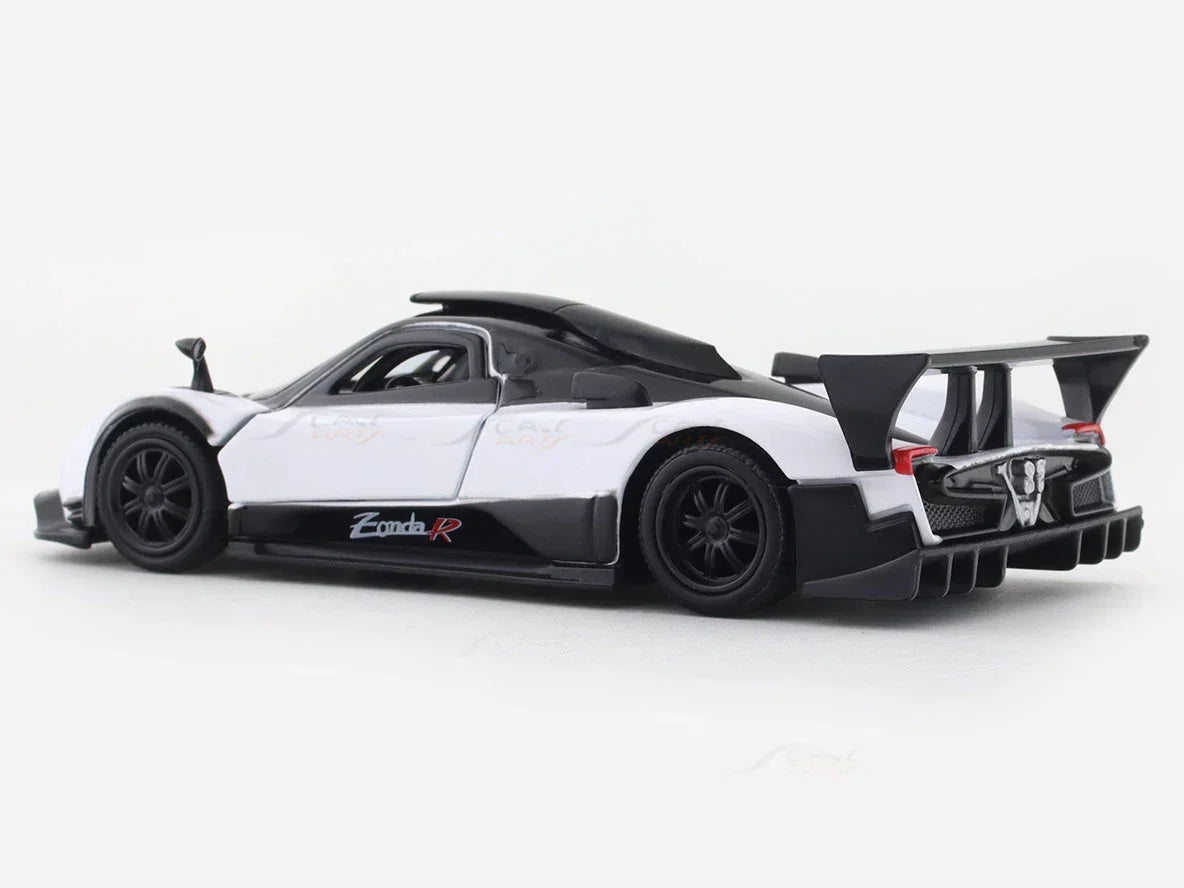 RMZ City 1:36 Pagani Zonda R Diecast Car Model – Red | Openable Doors, Sound & Light