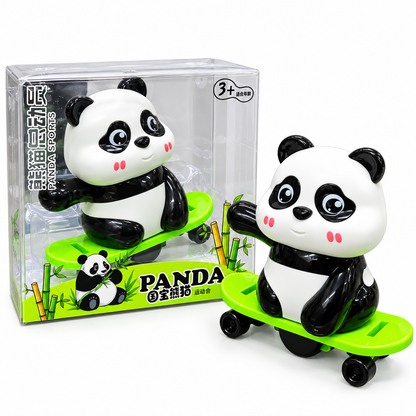Panda Sports Cute Cartoon Panda Activity Toy for Kids – Hula Hoop, Skateboard & Exercise Panda Collectible Toy, Fun Playtime Gift for Ages 3+ (1 Piece, Random Design)