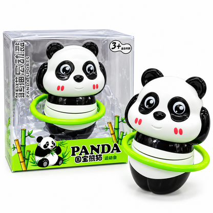 Panda Sports Cute Cartoon Panda Activity Toy for Kids – Hula Hoop, Skateboard & Exercise Panda Collectible Toy, Fun Playtime Gift for Ages 3+ (1 Piece, Random Design)