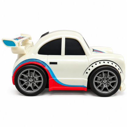 MINI Dream Racing Multi-Functional Remote Control Racing Car Toy with Follow Mode, Escape Mode, Sports Design & Wireless Controller – White (6+ Years)