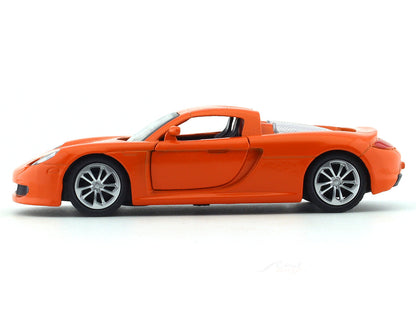Road Burner 1:36 Orange Die-Cast Sports Car with Pull-Back Action & Opening Doors