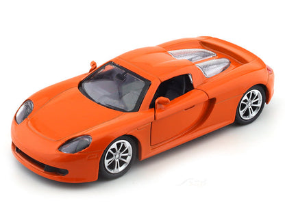 Road Burner 1:36 Orange Die-Cast Sports Car with Pull-Back Action & Opening Doors