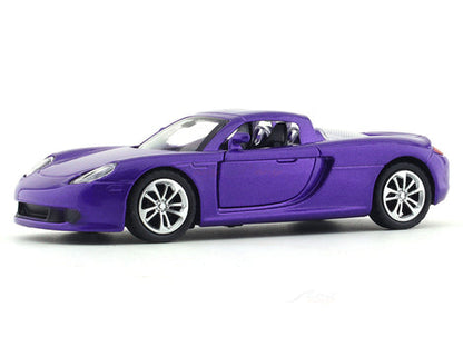 Road Burner 1:36 Purple Die-Cast Sports Car with Pull-Back Action & Opening Doors