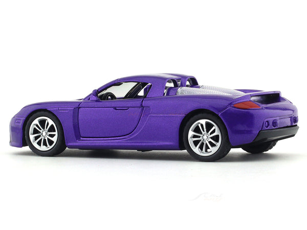 Road Burner 1:36 Purple Die-Cast Sports Car with Pull-Back Action & Opening Doors