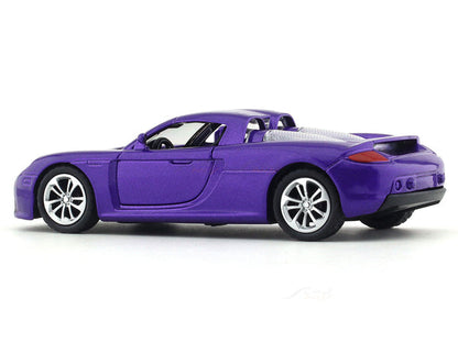 Road Burner 1:36 Purple Die-Cast Sports Car with Pull-Back Action & Opening Doors