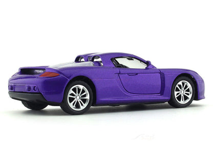 Road Burner 1:36 Purple Die-Cast Sports Car with Pull-Back Action & Opening Doors