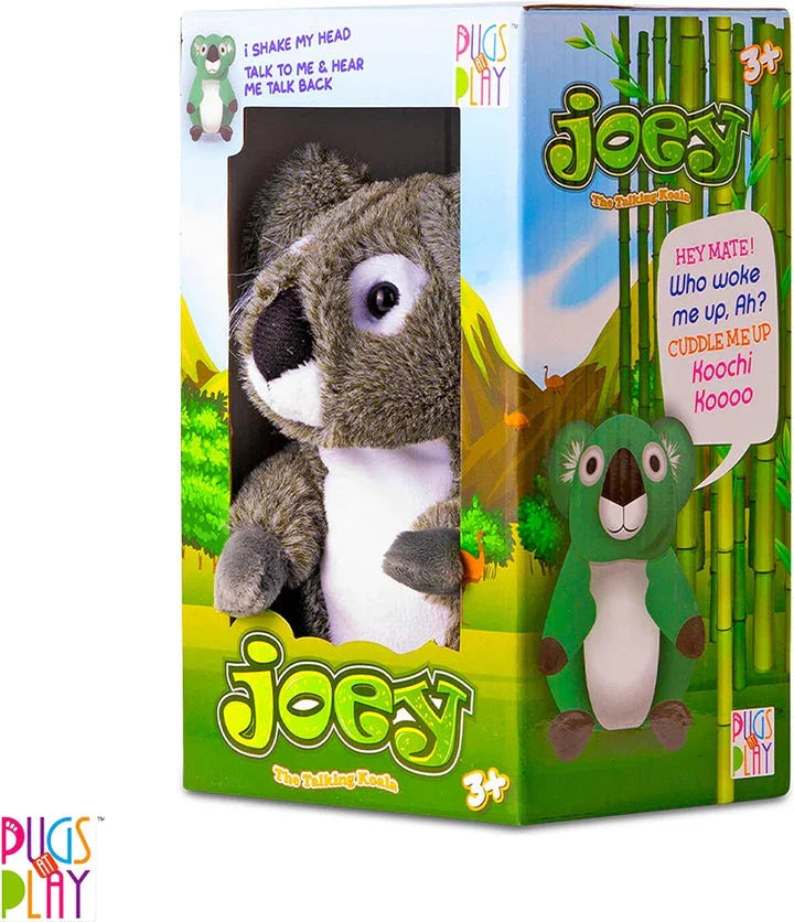 Joey the Talking Koala – Interactive Plush Pet Toy | Pugs at Play | Talking Koala for Kids