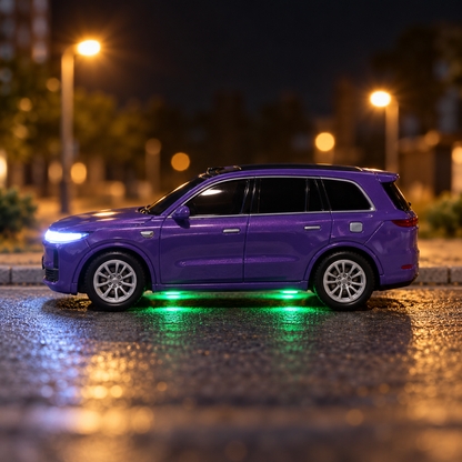 TRASPEED 1:64 Mini RC SUV – Purple Metal Body, Remote & App Control