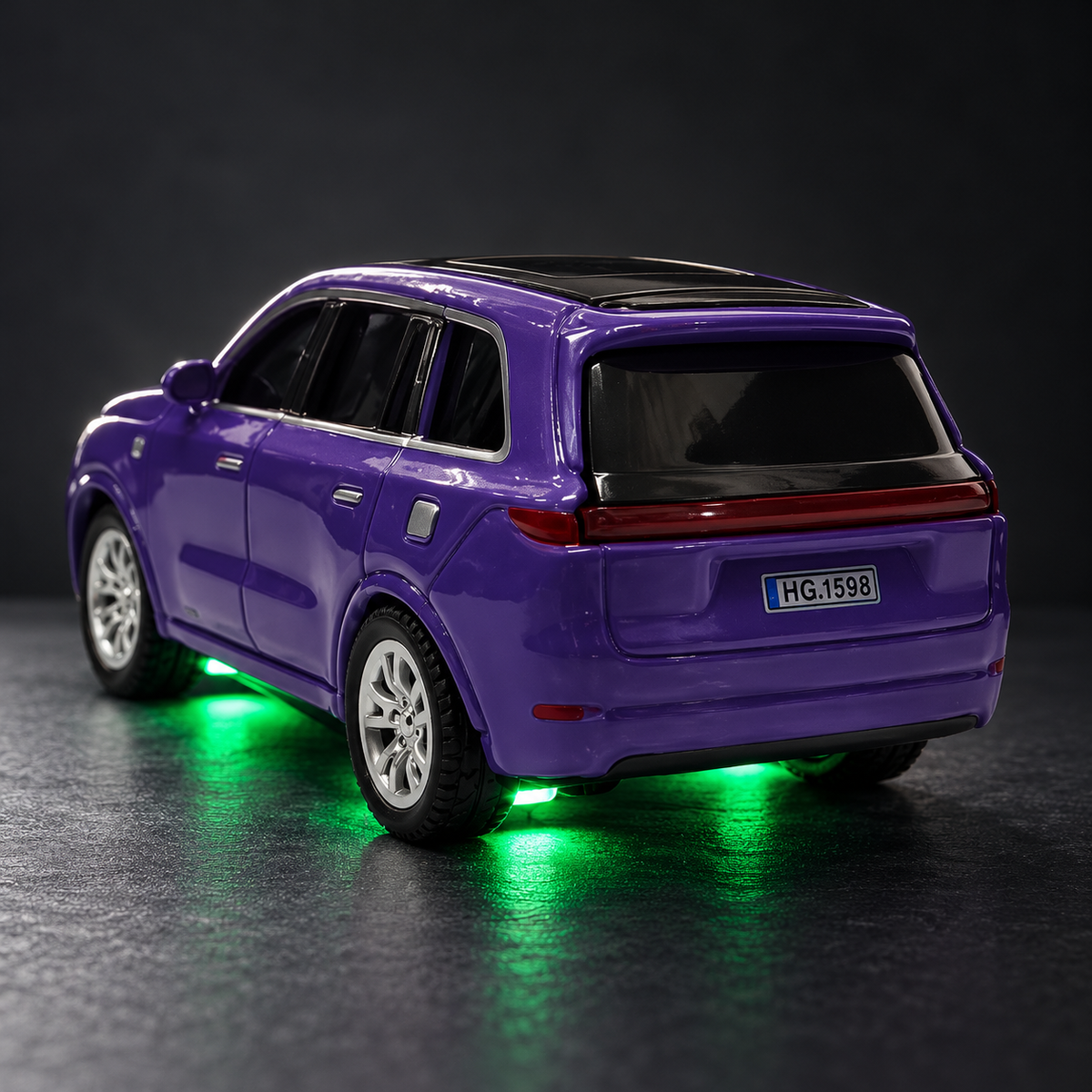 TRASPEED 1:64 Mini RC SUV – Purple Metal Body, Remote & App Control