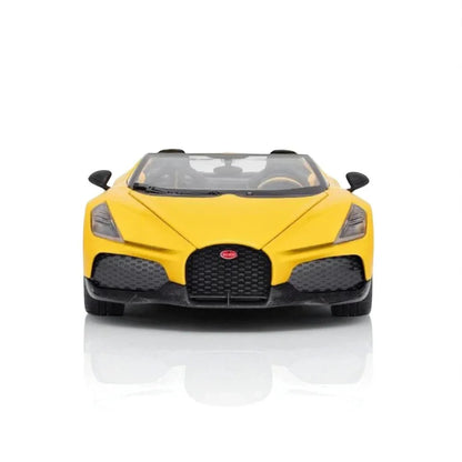 Joy Junction 1:24 Bugatti Mistral Yellow Scale – Premium Diecast Model Car - Jaiman Toys