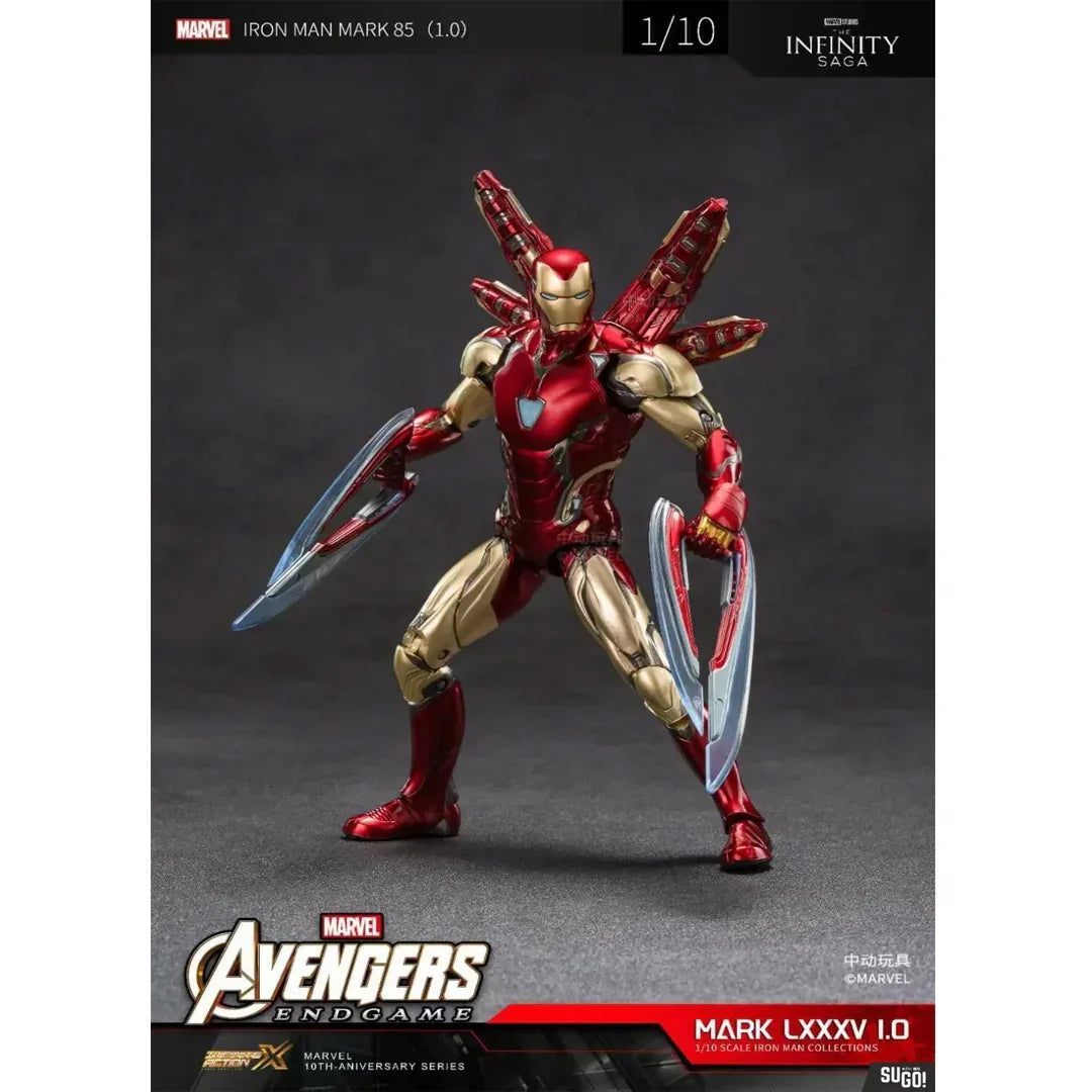 ZD Toys Marvel Avengers Endgame Iron Man Mark 85 Action Figure – Collectible Toy - Jaiman Toys
