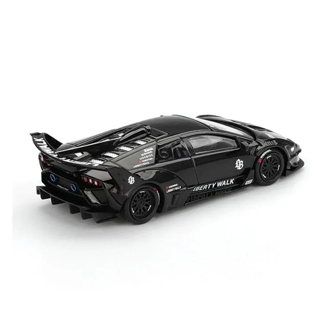 Mini GT 1:64 Lamborghini Murcielago GT Evo Black + Toyota Supra A80 Top Secret GT-300 Purple RHD – Set of 2 Diecast Cars
